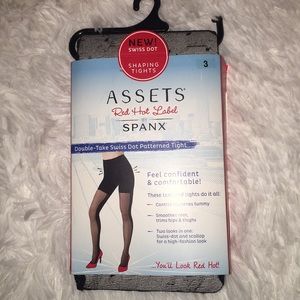 Spanx Double-Take Swiss Dot Pattern Tights
